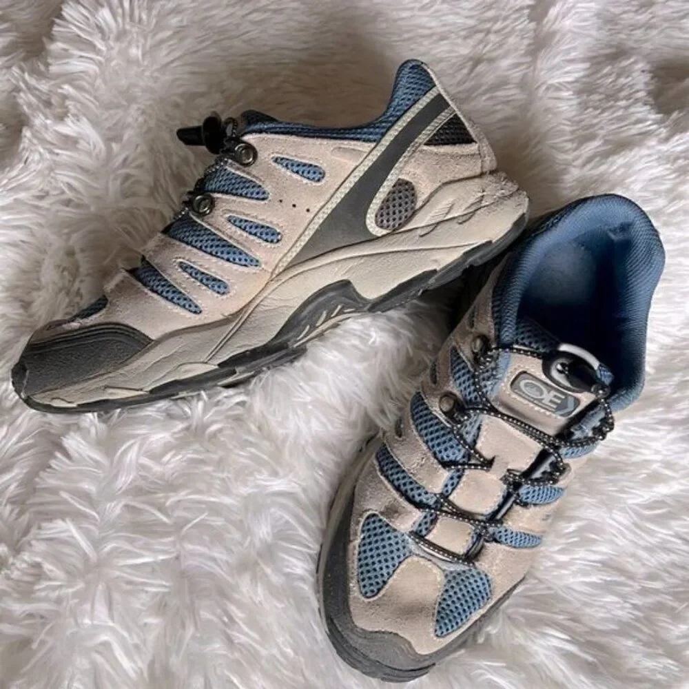 Outdoor Evolution Bungee Lace & Leather Hiking Shoes 7.5/8